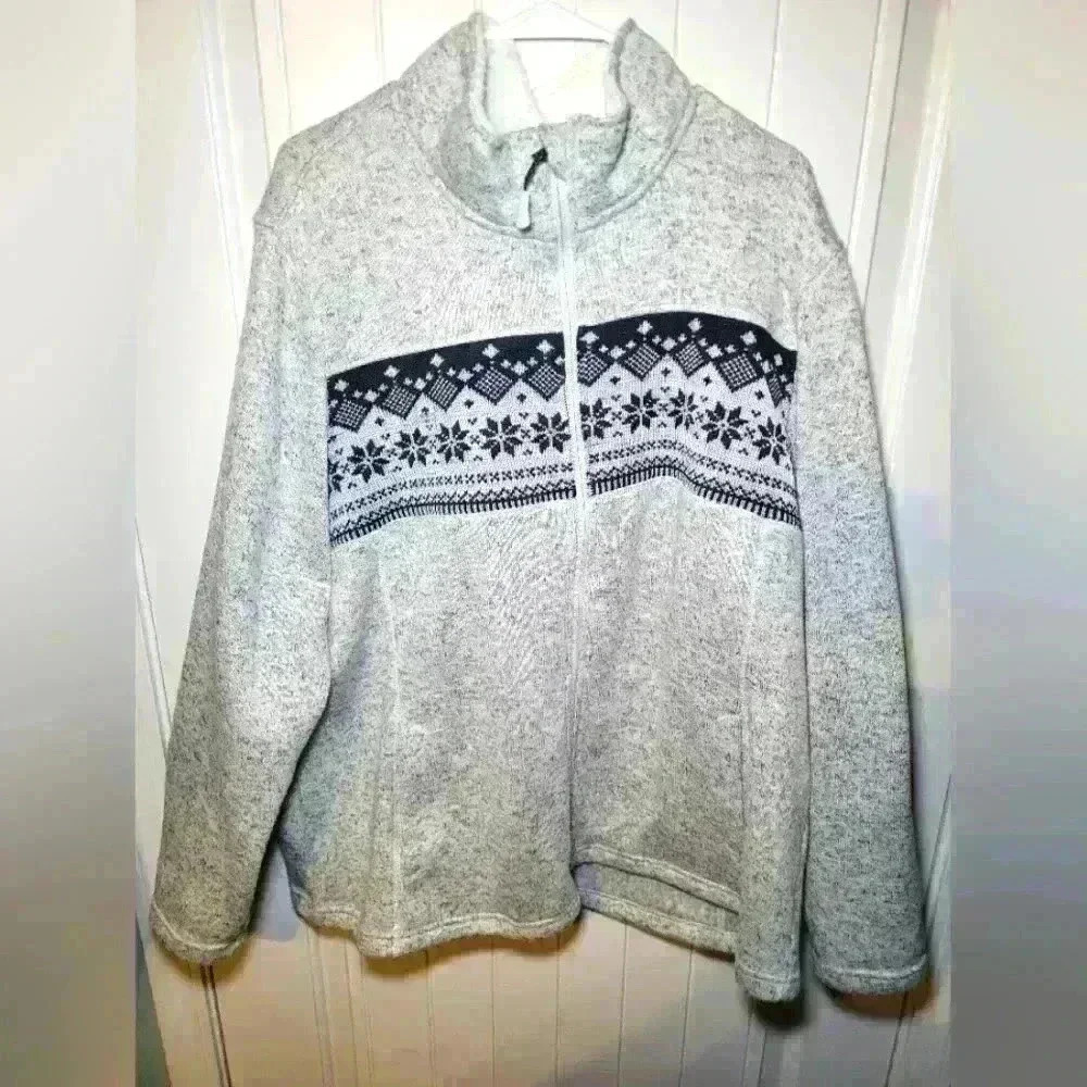 Faded glory  jacket 3XL with Snowflakes.